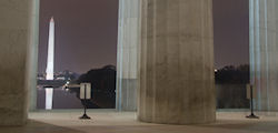 Washington Monument from Lincoln Memorial