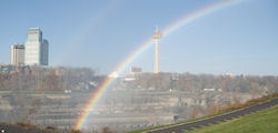 Rainbow over Niagara Falls